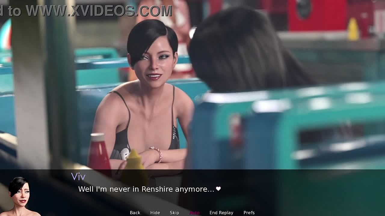 Trollende kone nyter store bryster og blowjob i 3d hentai-spill bilde